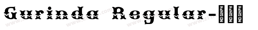 Gurinda Regular字体转换